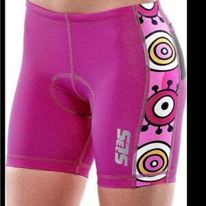 NWT Women's SLS3 triathlon race shorts Athletic Shorts - Pink